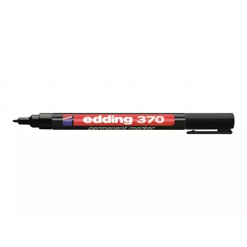 EDDING permanentmarker 370 4-370001 1 mm ronde punt navulbaar zwart
