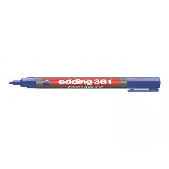 EDDING 361 whiteboardmarker blauw - droog uitwisbaar, beitelpunt 1-5 mm, weinig geur, navulbaar