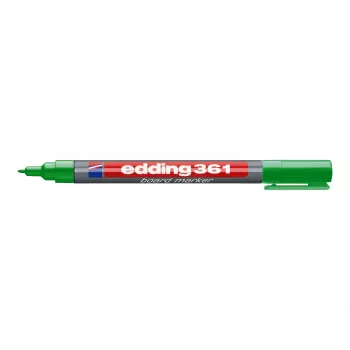 EDDING 361 whiteboardmarker groen - ronde punt - droog uitwisbaar - navulbaar