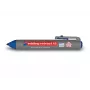 EDDING Retract 12 permanentmarker, beitelpunt, 1,5-3 mm streekbreedte, blauwe inkt, 10-pack