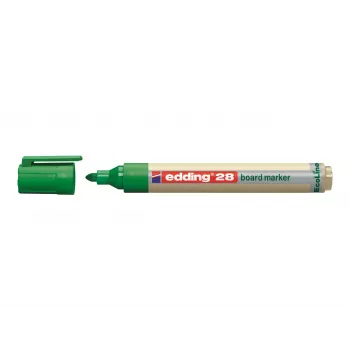 EDDING EcoLine 28 whiteboardmarker zwart ronde punt 1,5-3 mm navulbaar