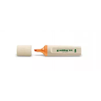 edding EcoLine 24 textmarker, beitelpunt, oranje, 10 stuks