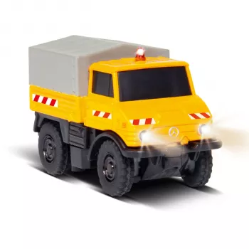 Carson 1:87 MB Unimog U406 twee-wegvoertuig 100% RTR RC-modelvrachtwagen
