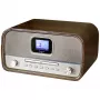 Soundmaster DAB970BR1 tafelradio DAB+, FM, AUX, Bluetooth, cd, USB, accu-oplaadfunctie, bruin