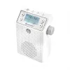 Soundmaster DAB60WE stopcontactradio DAB+, FM, Bluetooth, USB handsfreefunctie, spatwaterdicht, wit