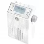 Soundmaster DAB60WE stopcontactradio DAB+, FM, Bluetooth, USB handsfreefunctie, spatwaterdicht, wit