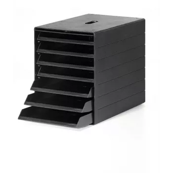 DURABLE IDEALBOX PLUS ladebox antraciet 7 laden DIN A4 1712001058