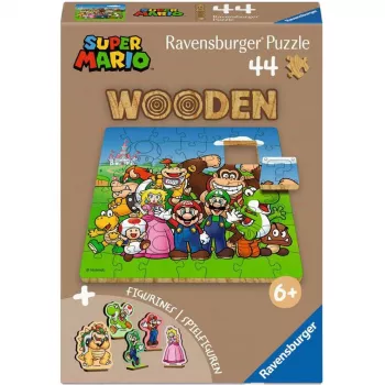 RAVENSBURGER houten puzzel kinderen - Super Mario (44 stukjes)