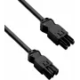 HELOS GST18i3 stroomverlengkabel 2,0m zwart male-female