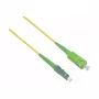 HELOS glasvezel OS2 simplex patchkabel LSZH 2,0mm SC/APC naar LC/APC geel 20 m