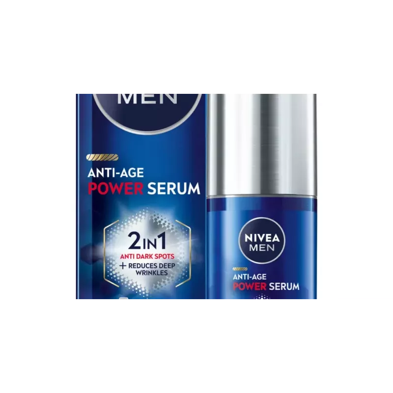 NIVEA Men Anti-Age Power serum 2in1 intensief anti-onzuiverheid serum 30 ml