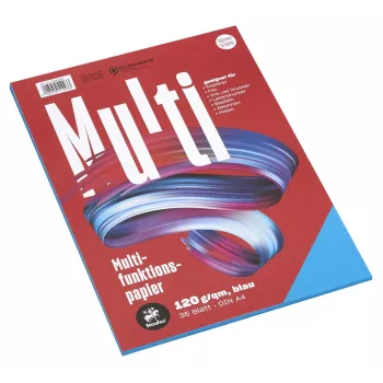 Staufen Multifunction Paper 7X A4 120g blauw 35 vel
