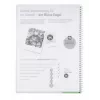Oxford collegeblok A4+ 80 vel 90 g/m² geruit blauw 4-rings