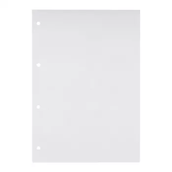 Oxford schoolblok recycling DIN A4 50 vel liniatuur 20 kopgelijmd blanco 4-voudig geperforeerd - A4