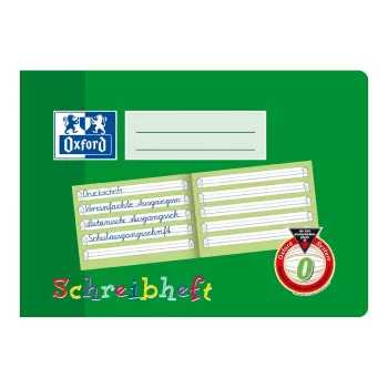 Oxford 100050100 notitieboek A5 90 g/m2 groen
