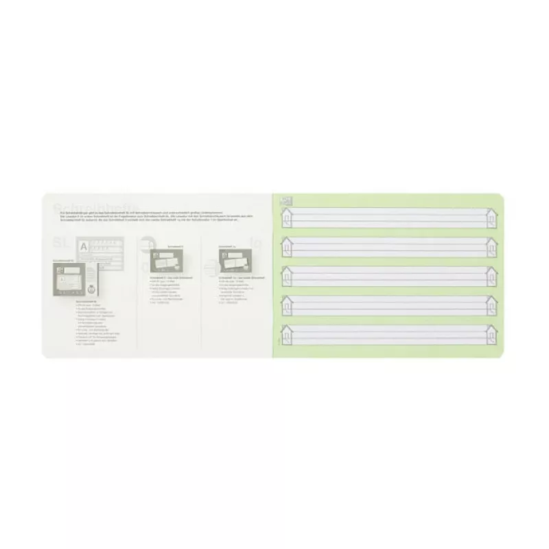 Oxford 100050100 notitieboek A5 90 g/m2 groen