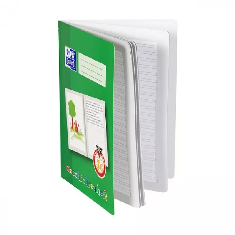 Oxford 100050093 notitieboek A4 90 g/m2 groen