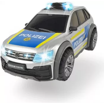 Dickie VW Tiguan R-Line politieauto 1:18 schaal speelgoedauto meerkleurig