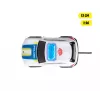 Dickie BMW XM Police Racer 203712034, met kabel
