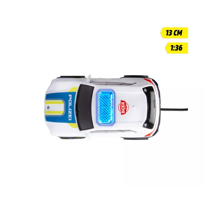 Dickie BMW XM Police Racer 203712034, met kabel