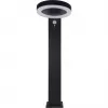 REV LED solarlamp rond zwart