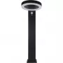 REV LED solarlamp rond zwart