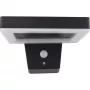 REV LED solar wandlamp vierkant zwart
