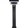 REV LED solar vloerlamp vierkant zwart
