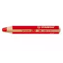 STABILO Woody 3 in 1 multifunctionele pen - rood - PEFC-gecertificeerd - 10 mm stift - los stuk