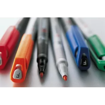 STABILO OHPen Universal permanent marker 0,4 mm blauw wit