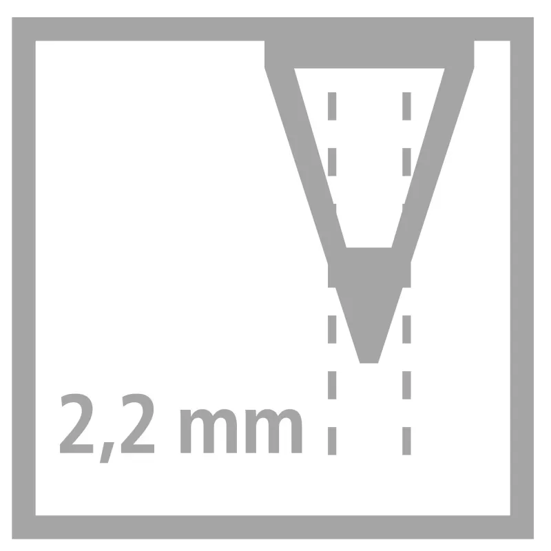 STABILO GREENgraph grafietpotlood HB - groen/wit - zeshoekig - FSC-gecertificeerd - 2,2 mm