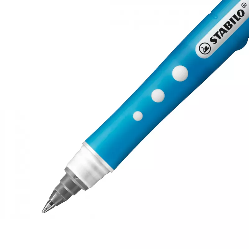 STABILO Worker rollerbalpen - multicolor - blauwe inkt - 0,5 mm - 10-pack