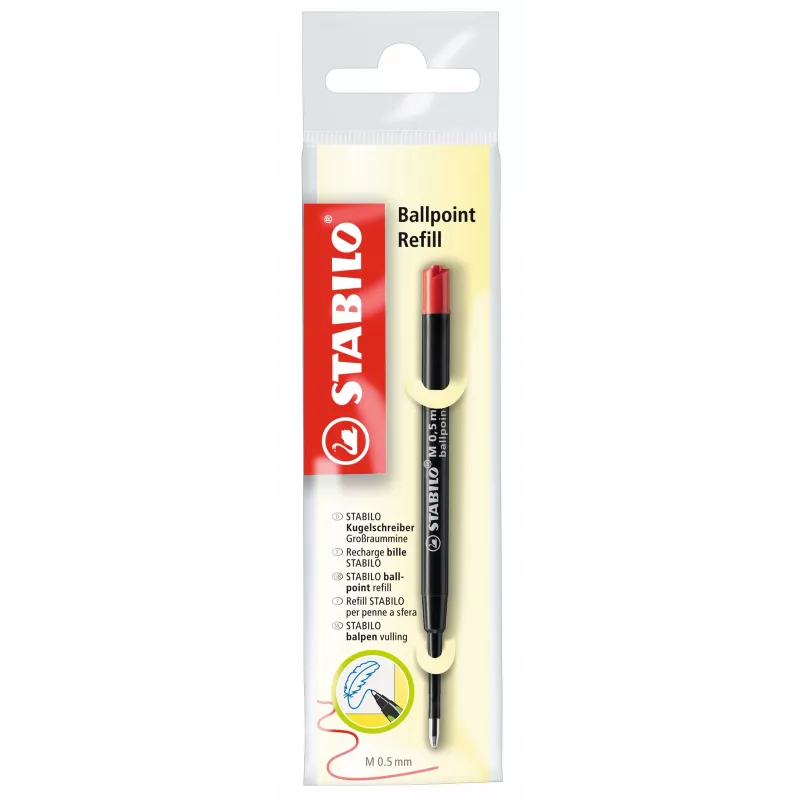 STABILO COM4ball balpen - rood - 1 stuk