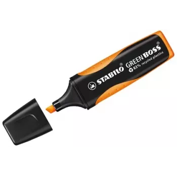 STABILO GREEN BOSS markeerstift oranje 2-5 mm beitelpunt 1 stuk