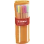 STABILO point 88 fineliner pennen set - 20 verschillende kleuren, 0,4 mm