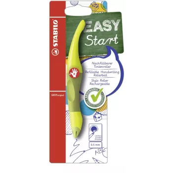 STABILO EASYoriginal rollerbalpen - groene body - blauwe inkt - 0,5 mm - rechtshandig