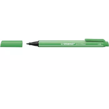 STABILO pointMax fineliner groen 0,8 mm nylonvezelpunt op waterbasis