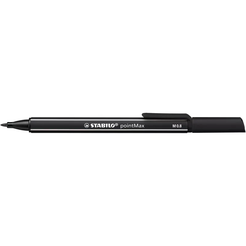 STABILO pointMax fineliner set - 0,8 mm - 12 verschillende kleuren