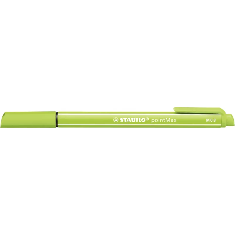 STABILO pointMax fineliner set - 24 verschillende kleuren - 0,8 mm vezelpunt - inkt op waterbasis