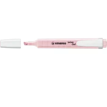 STABILO Swing Cool Pastel markeerstift - pastelroze - 1 stuk - beitelpunt - 1-4 mm lijndikte