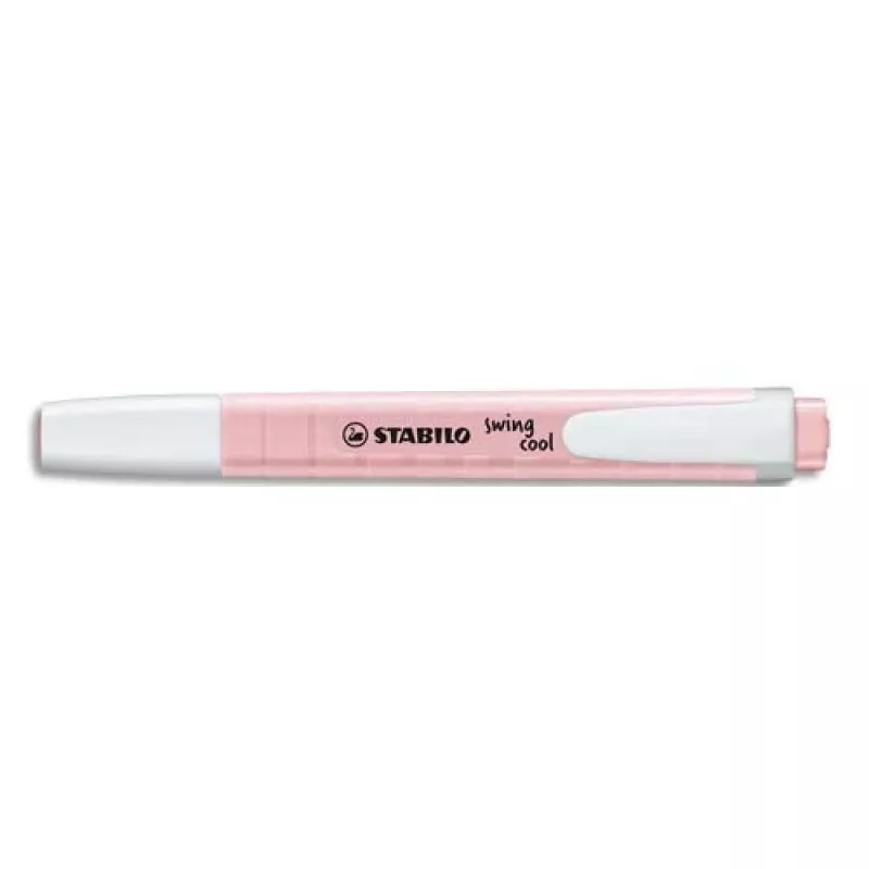 STABILO Swing Cool Pastel markeerstift - pastelroze - 1 stuk - beitelpunt - 1-4 mm lijndikte
