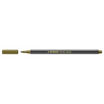 STABILO Pen 68 Metallic vezelstift - goud - 1 stift