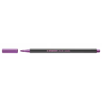 STABILO Pen 68 Metallic vezelstift - metallic roze - 1 stuk