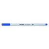 STABILO Pen 68 Brush - blauw - penseelpunt - inkt op waterbasis - zeshoekig - 1 stift