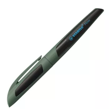STABILO Flow Sporty vulpen M pen zwart/olijfgroen