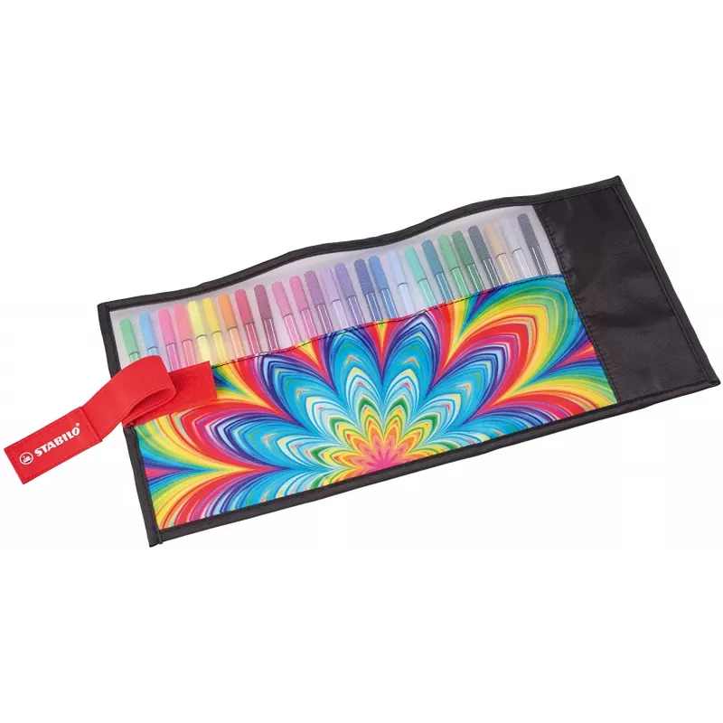 STABILO Pen 68 ARTY vezelstift set, 25 stuks, verschillende kleuren