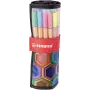STABILO point 88 fineliner - kleurenmix - 0,4 mm - 20-pack