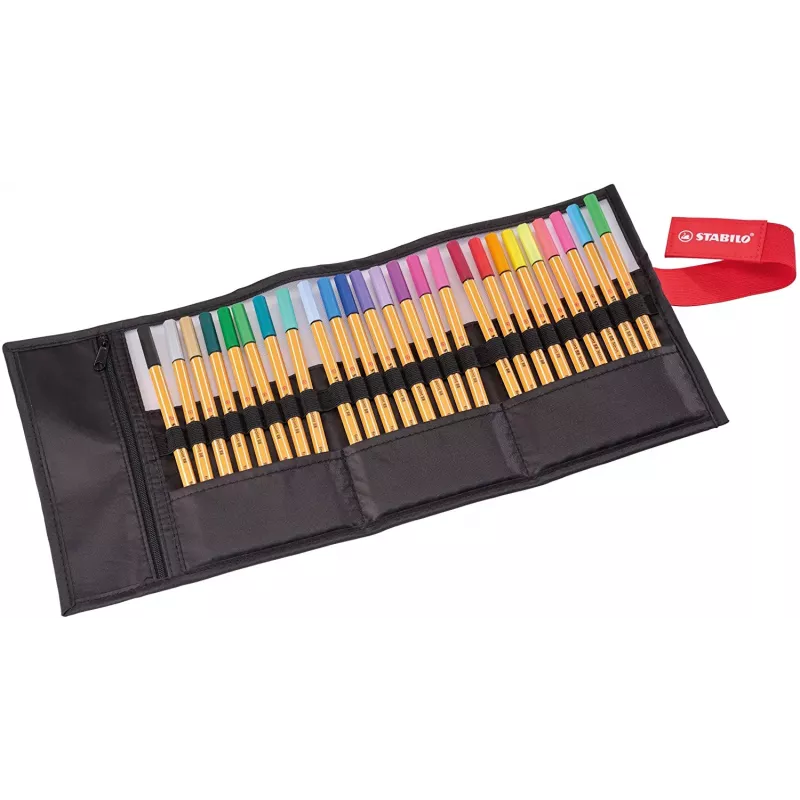 STABILO point 88 fineliner - kleurenmix - 0,4 mm - 20-pack
