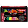 STABILO Pen 68 MAX groene viltstift met beitelpunt