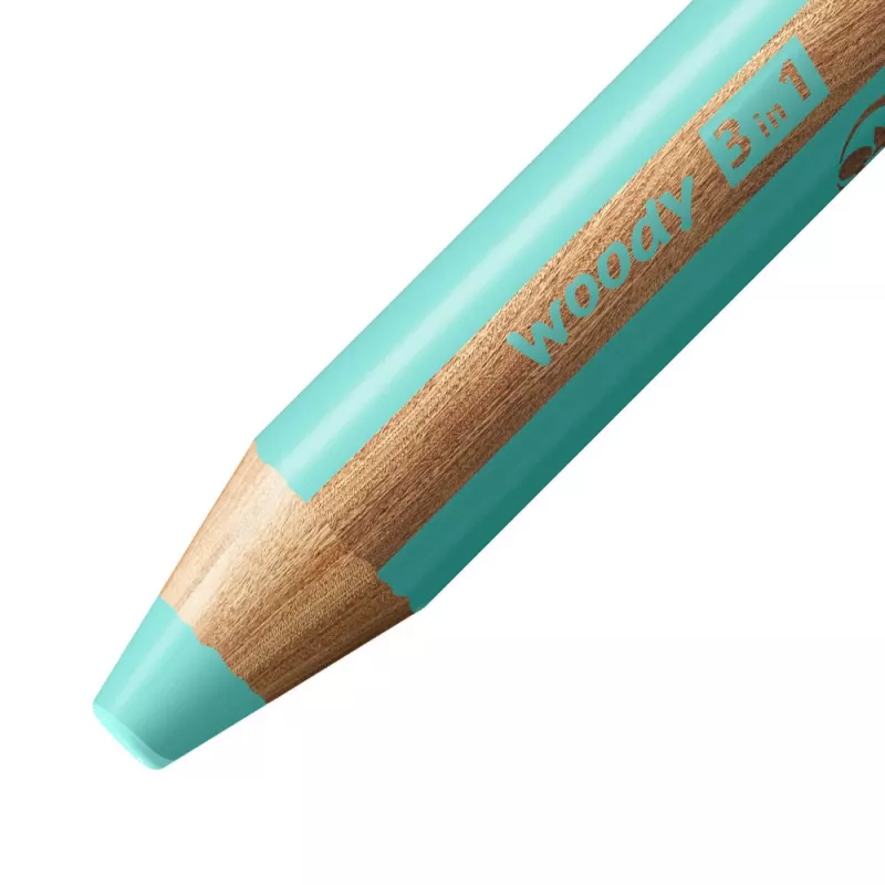 STABILO woody 3 in 1 pastelblauw - multifunctionele stift